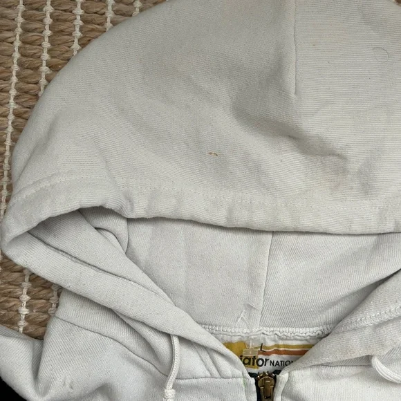 Aviator Nation White & Black Zip-Up Hoodie Size Large - Picture 7 of 10